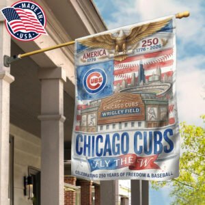 βΎοΈ chicago cubs vintage american house flag (copy)