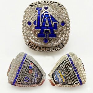 2025 la dodgers world series championship ring premium fan collection with luxury wooden box