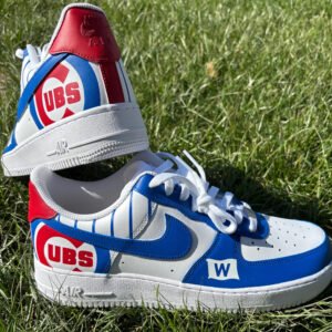 cubs sneakers "w" flag & pinstripes edition