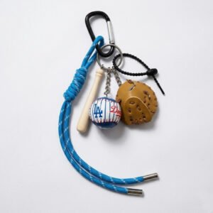new york yankees 3 piece baseball keychain set with mini bat & glove (copy)