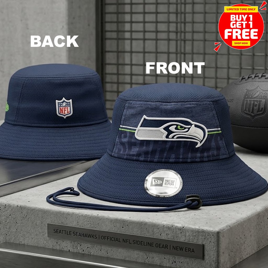 seattle football sideline bucket hat buy 1 get 1 free seattle football sideline bucket hat buy 1 get 1 free