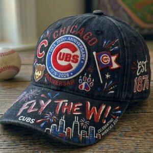 chicago cubs usa 250th anniversary custom denim cap