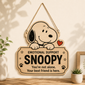 emotional support the predator wooden wall sign | sci fi hunter gift | alien predator fan art (copy)