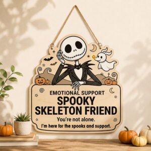 emotional support the predator wooden wall sign | sci fi hunter gift | alien predator fan art (copy)