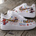 Different, Not Less Autism Low Top Sneakers | Neurodiversity Gift