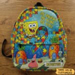 Personalized Autism Backpack – Be Bright. Be Kind. Be You. School Backpack for Kids