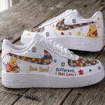 Bee Kind Different, Not Less Autism Awareness Low Top Sneakers