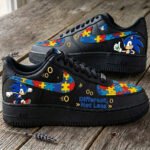 Different, Not Less Autism Low Top Sneakers | Neurodiversity Gift