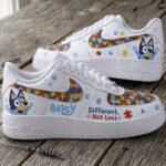 Not Less Autism Awareness Sneakers | Custom Low Top Shoes