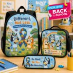 Different, Not Less 3-Piece Backpack Set – Backpack, Lunch Bag & Pencil Case