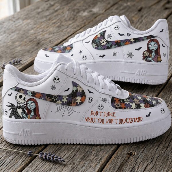 Autism Puzzle Low-Top Sneakers – Don't Judge What You Don't Understand