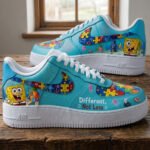 Autism Acceptance Sneakers – Different, Not Less Low-Top Shoes