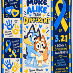 Down Syndrome & Bluey Quilt – More Alike Than Different