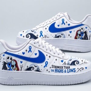 Diabetes Awareness Jack & Sally Sneakers – Stronger Than the Highs & Lows